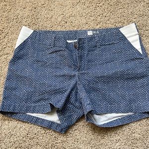 Gap Maternity Shorts - Blue Print
